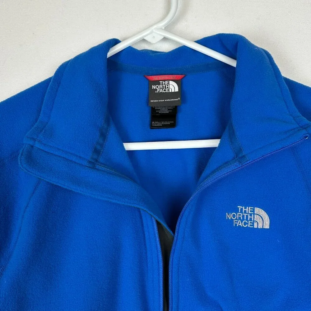The North Face Flashdry Sweater 1/4 Zip‎ Fleece Pullover Sweatshirt Blue